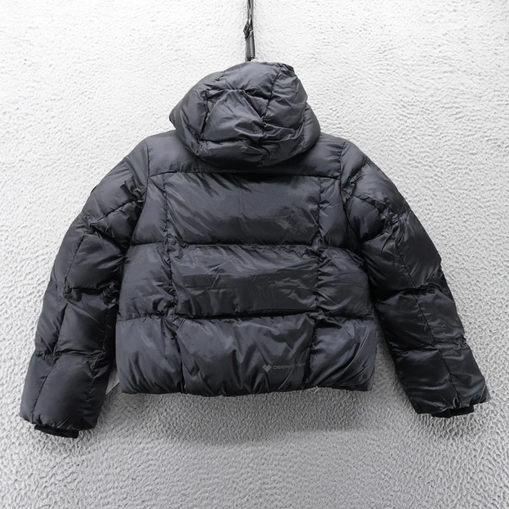 Obermeyer Kids Teen Black Isla Jacket Puffer Hooded Coat Size‎ Small 8 NWT